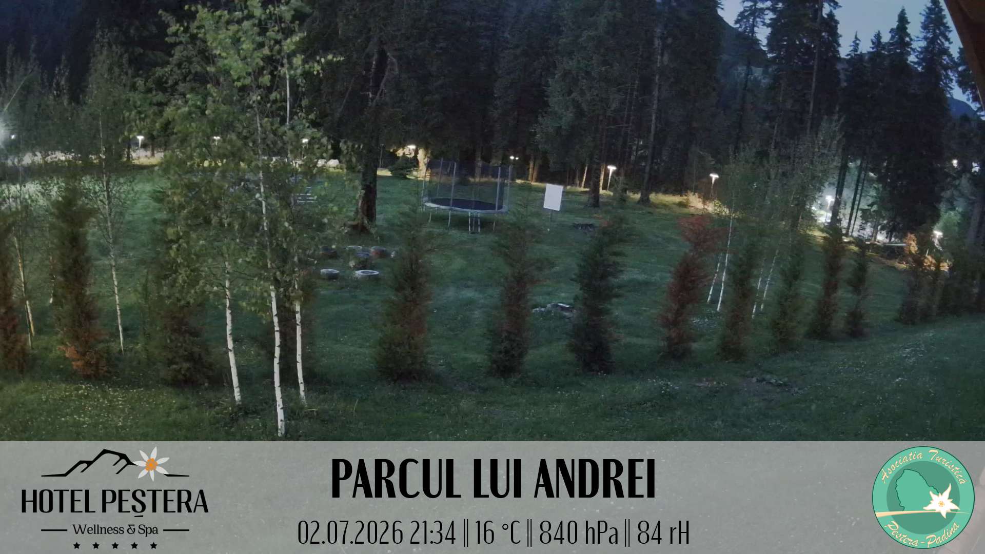 Imagine live Parcul lui Andrei, Hotel Peștera, Munții Bucegi