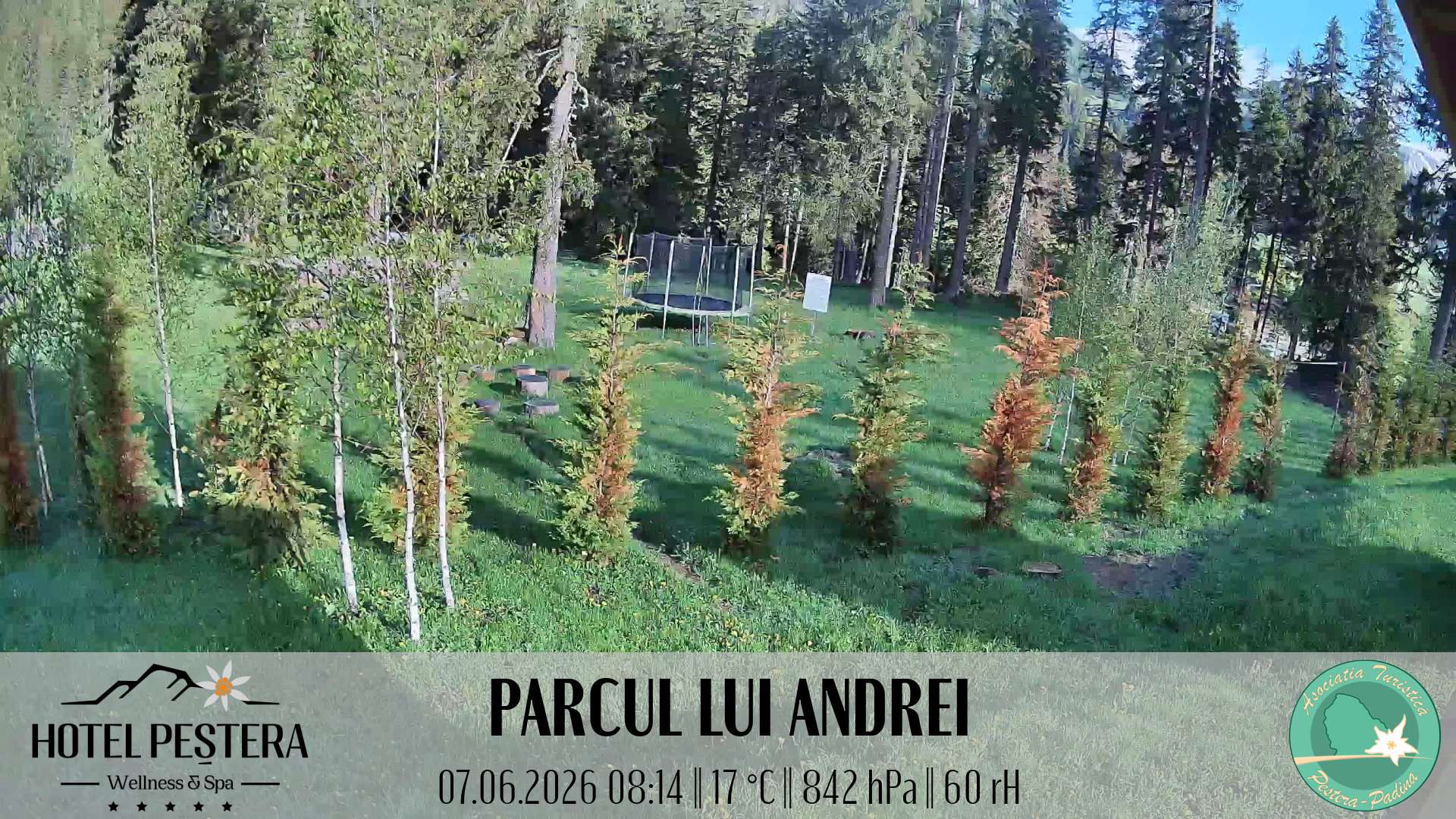Imagine live Parcul lui Andrei, Hotel Peștera, Munții Bucegi