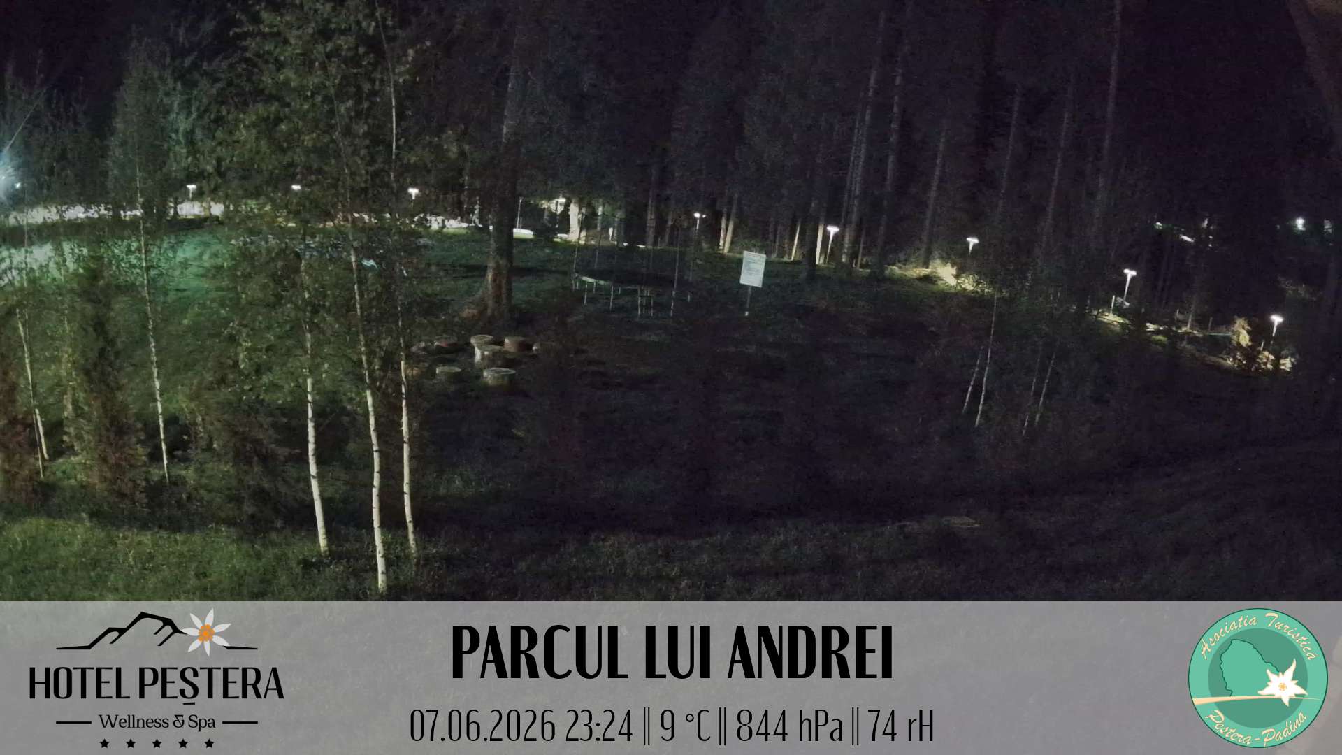 Imagine live Parcul lui Andrei, Hotel Peștera, Munții Bucegi