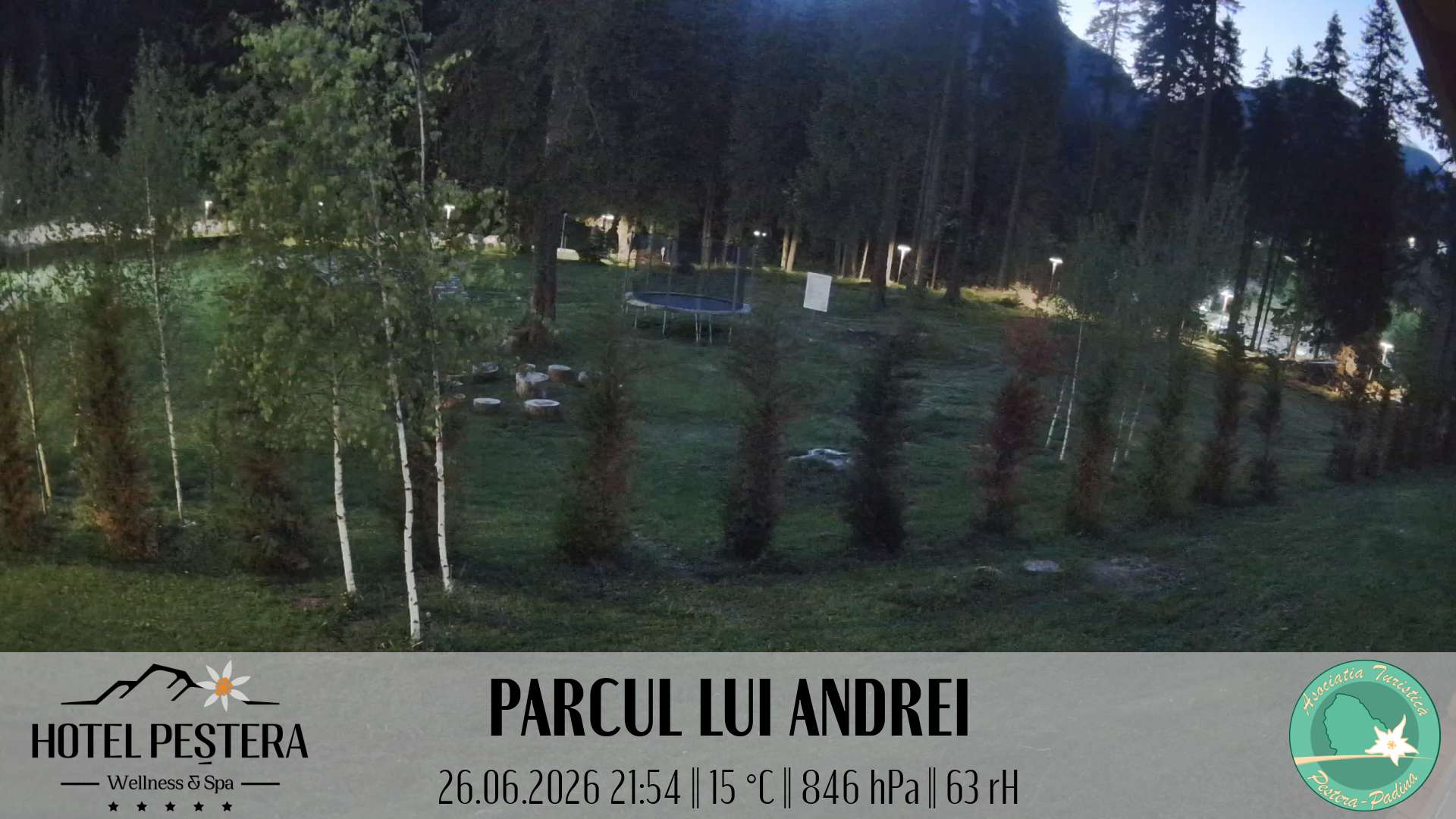 Imagine live Parcul lui Andrei, Hotel Peștera, Munții Bucegi