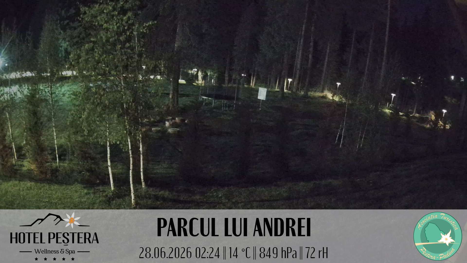 Imagine live Parcul lui Andrei, Hotel Peștera, Munții Bucegi