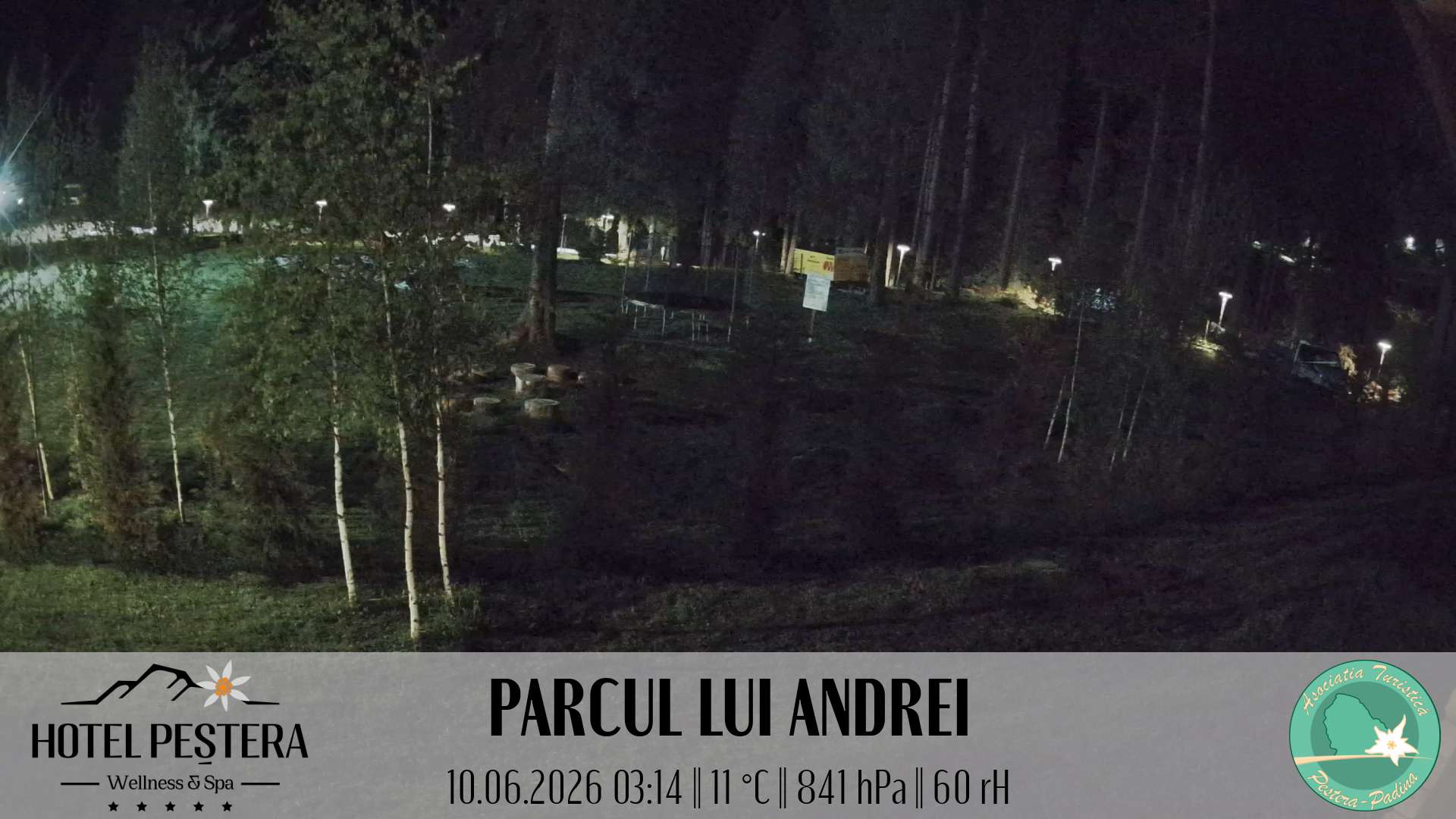 Imagine live Parcul lui Andrei, Hotel Peștera, Munții Bucegi