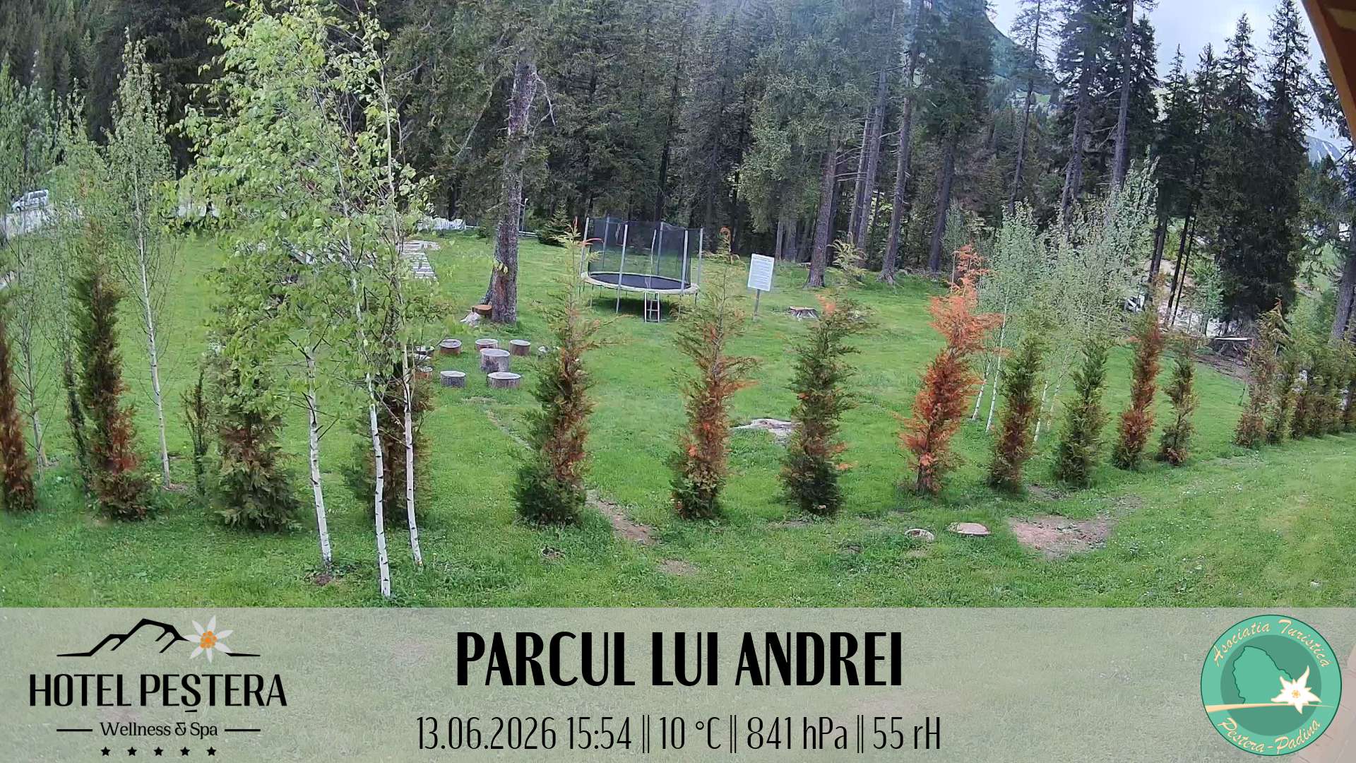 Imagine live Parcul lui Andrei, Hotel Peștera, Munții Bucegi
