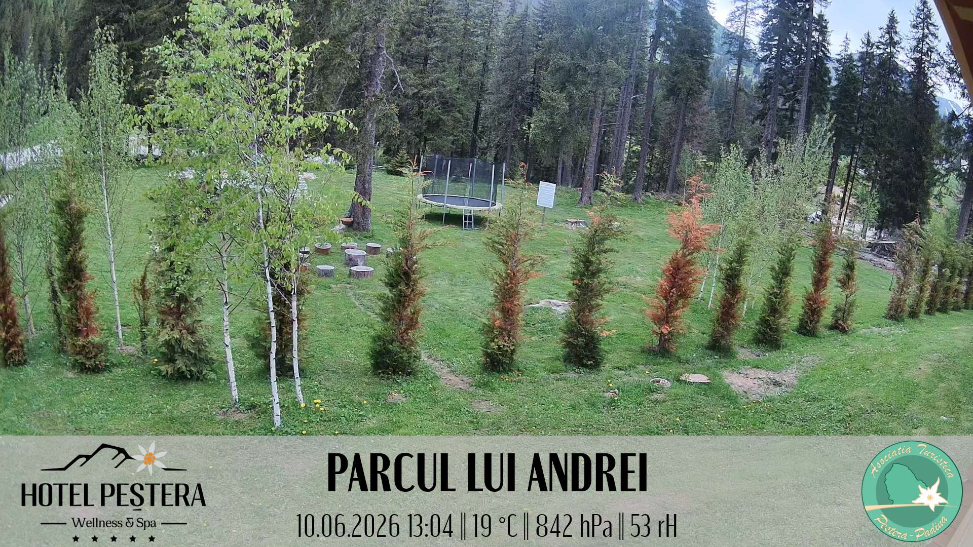 Imagine live Parcul lui Andrei, Hotel Peștera, Munții Bucegi