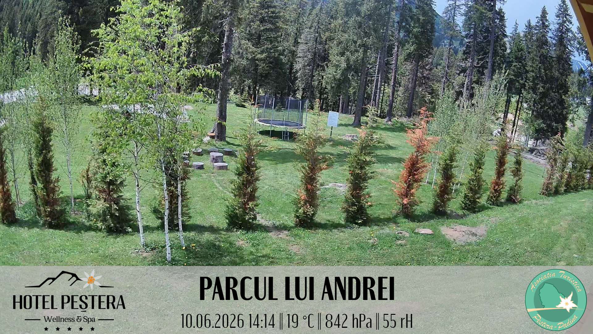 Imagine live Parcul lui Andrei, Hotel Peștera, Munții Bucegi
