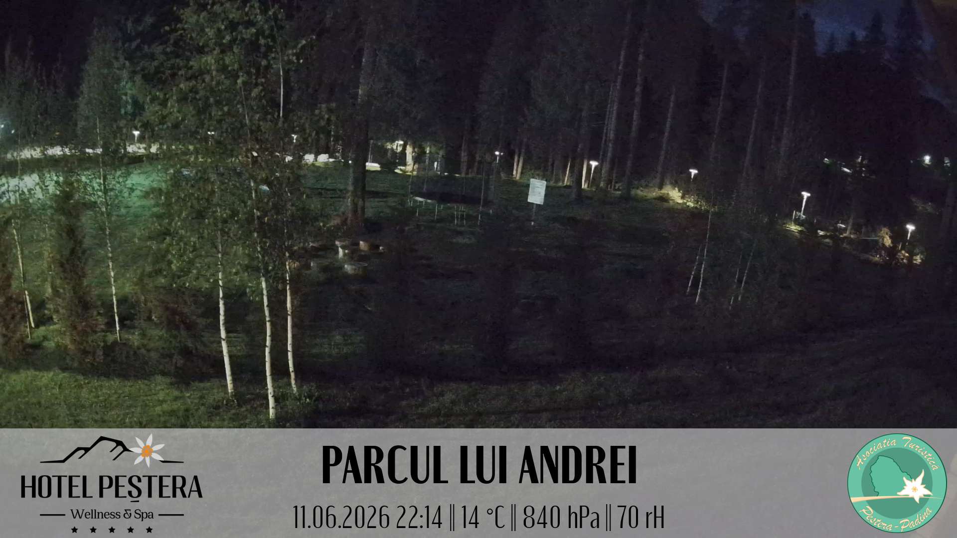 Imagine live Parcul lui Andrei, Hotel Peștera, Munții Bucegi
