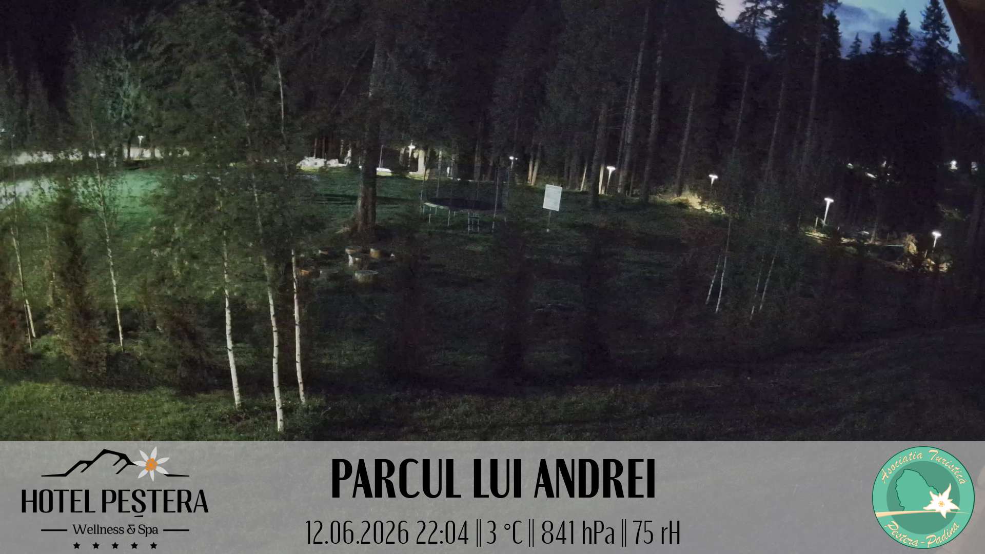 Imagine live Parcul lui Andrei, Hotel Peștera, Munții Bucegi