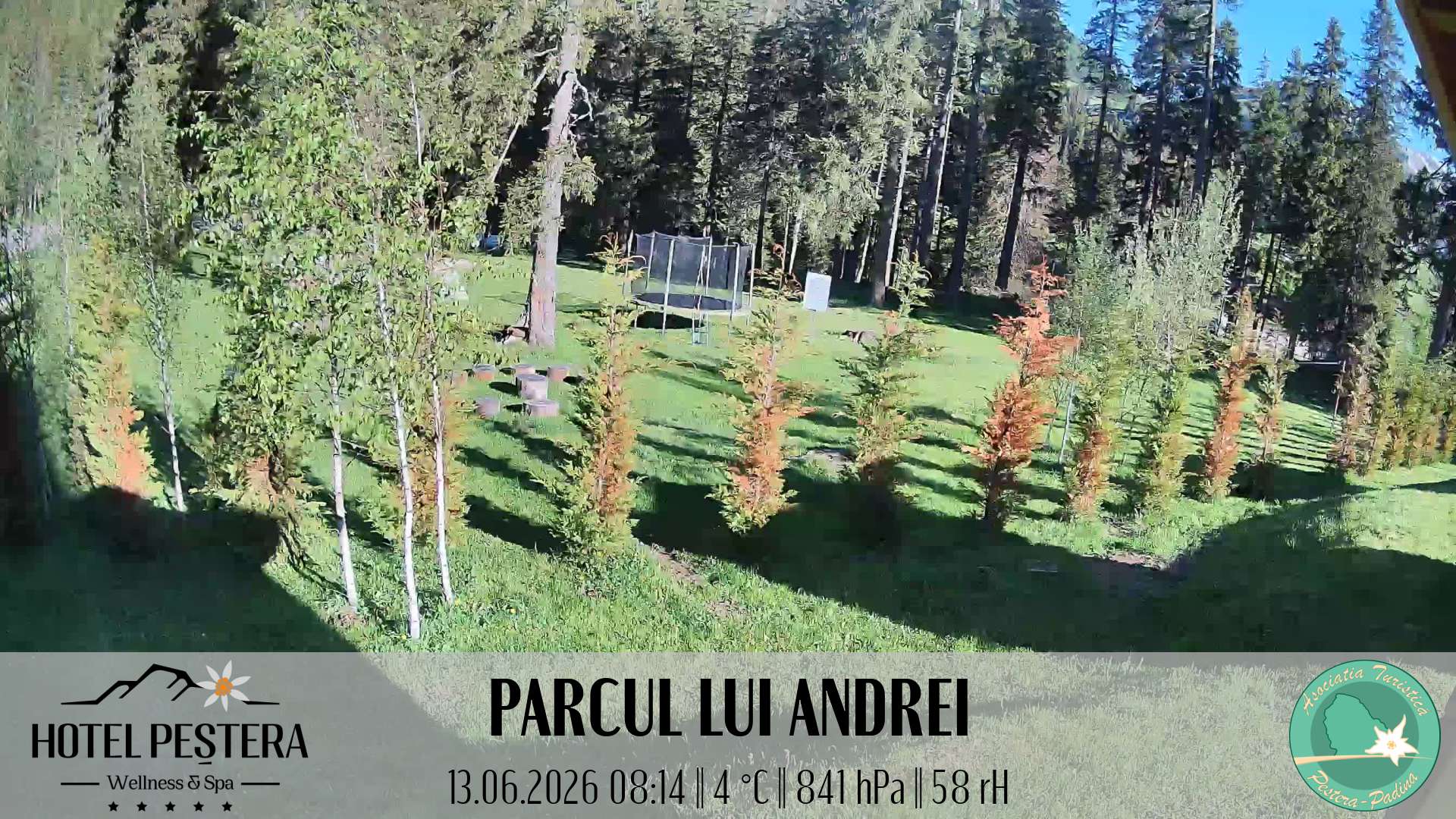 Imagine live Parcul lui Andrei, Hotel Peștera, Munții Bucegi