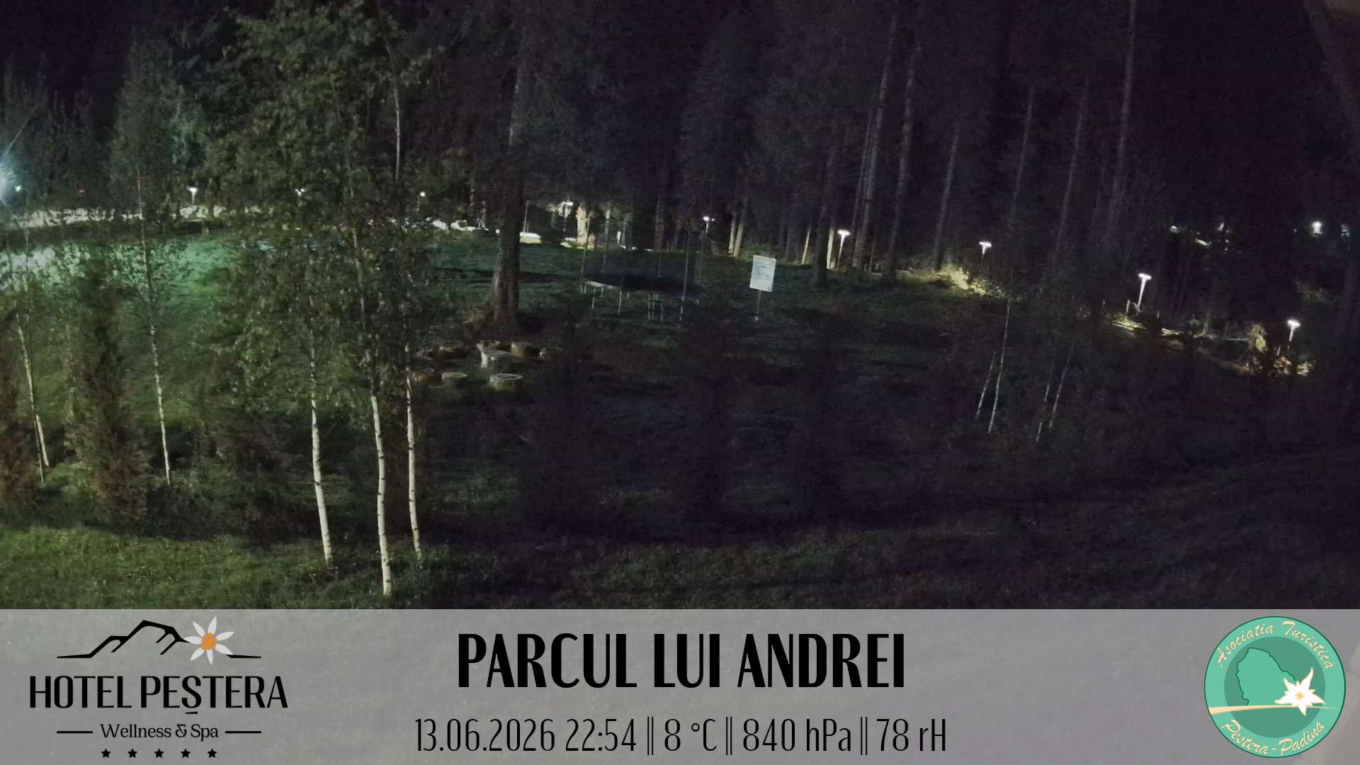 Imagine live Parcul lui Andrei, Hotel Peștera, Munții Bucegi