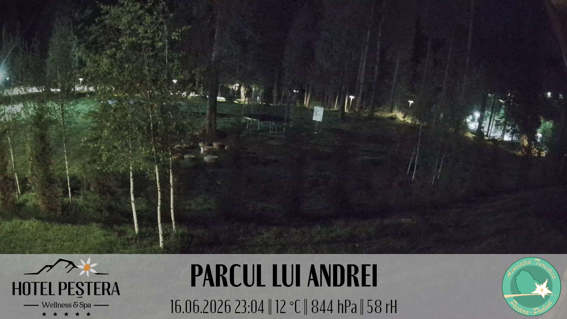 Imagine live Parcul lui Andrei, Hotel Peștera, Munții Bucegi