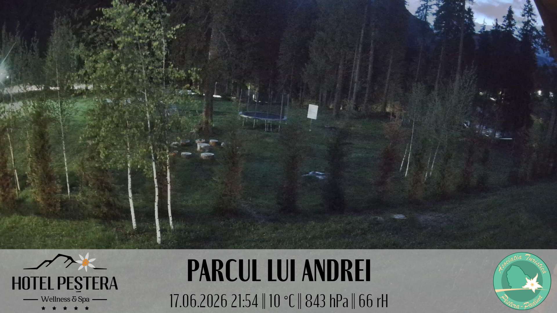 Imagine live Parcul lui Andrei, Hotel Peștera, Munții Bucegi