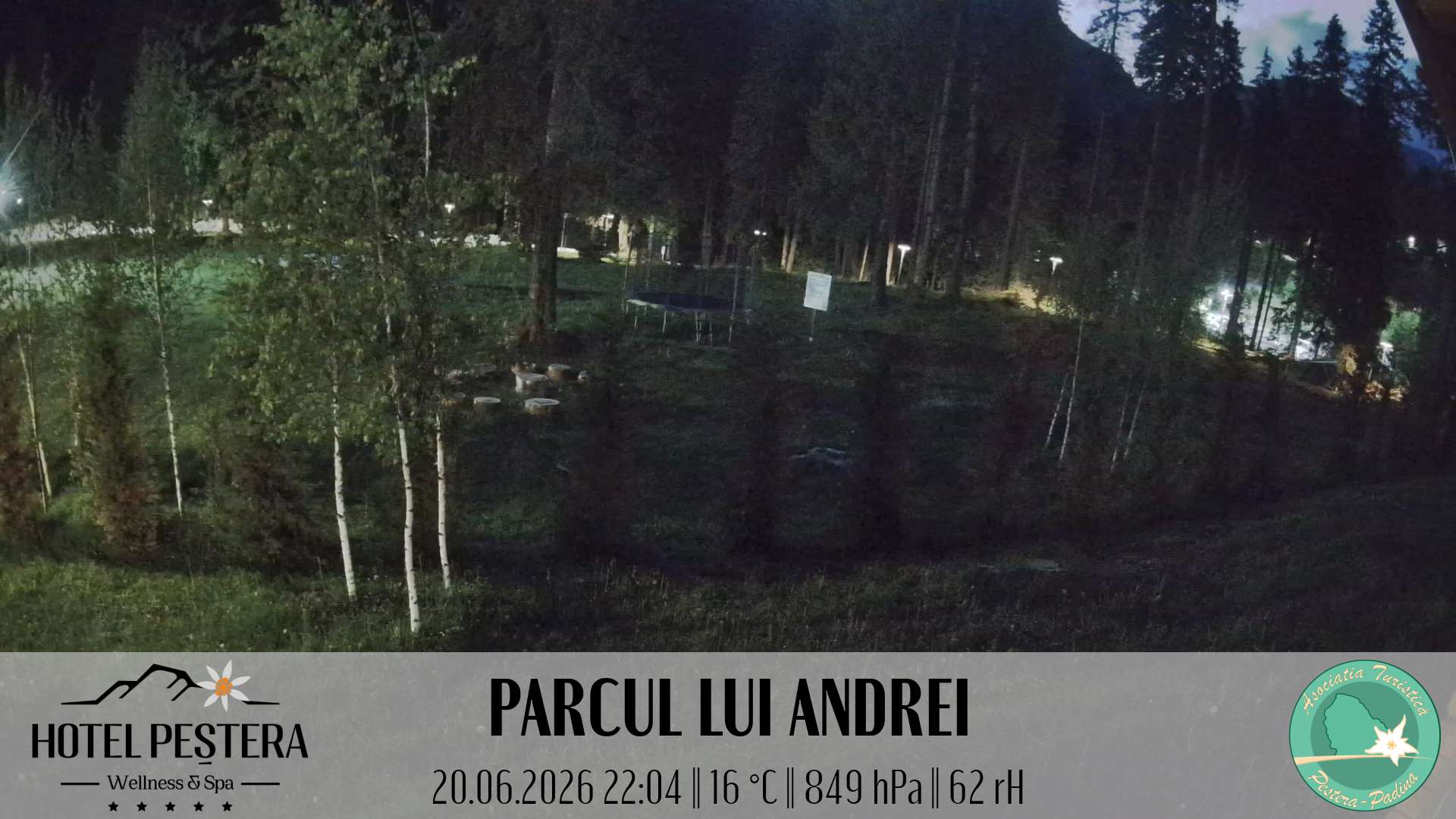 Imagine live Parcul lui Andrei, Hotel Peștera, Munții Bucegi