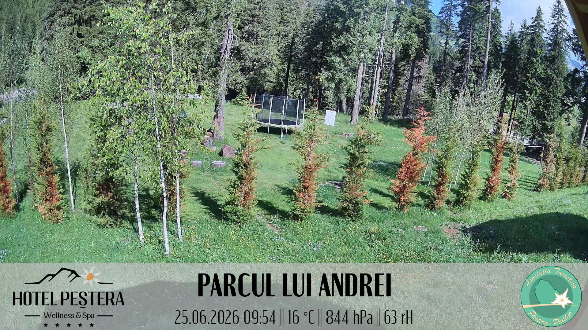 Imagine live Parcul lui Andrei, Hotel Peștera, Munții Bucegi