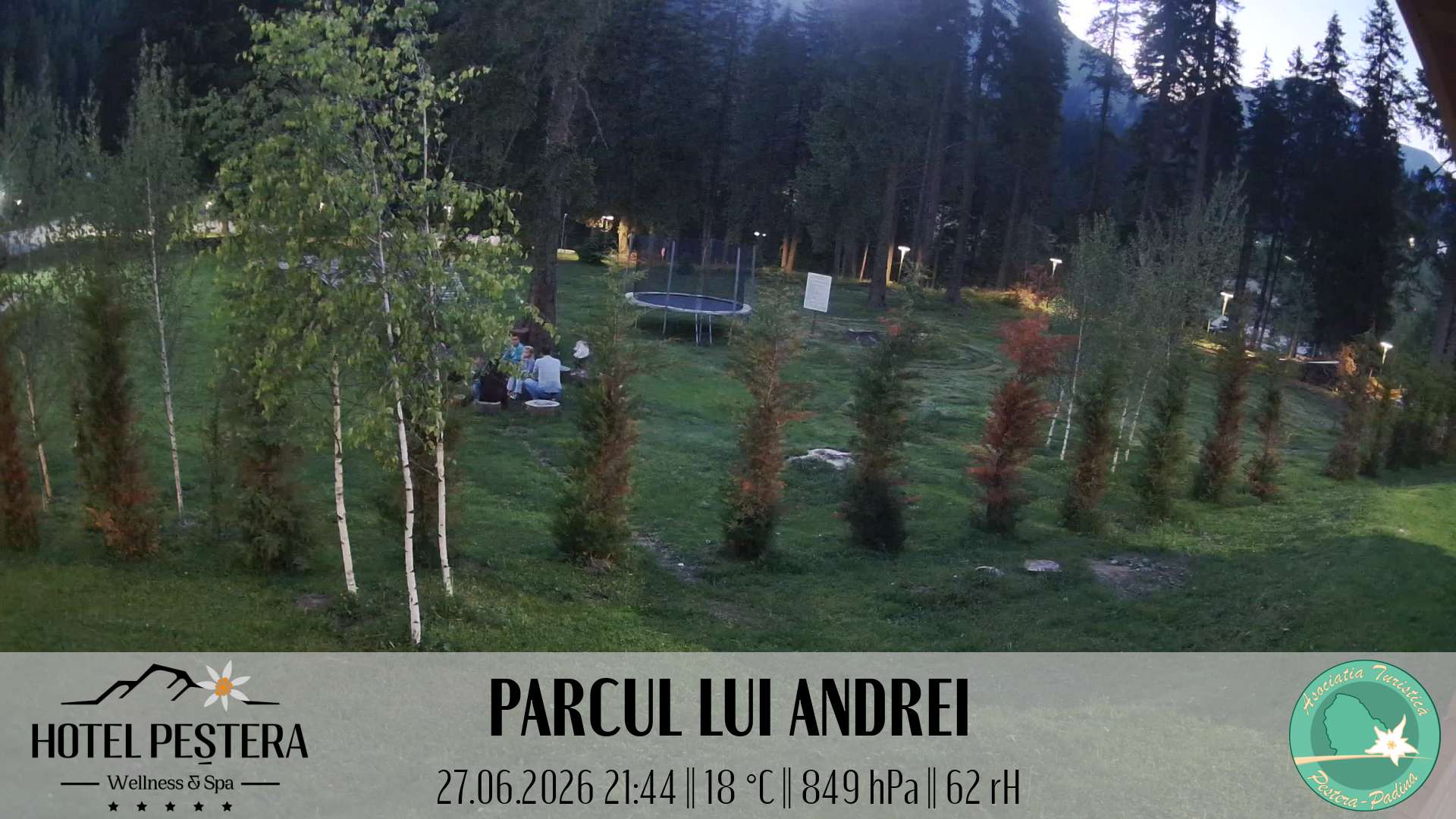 Imagine live Parcul lui Andrei, Hotel Peștera, Munții Bucegi