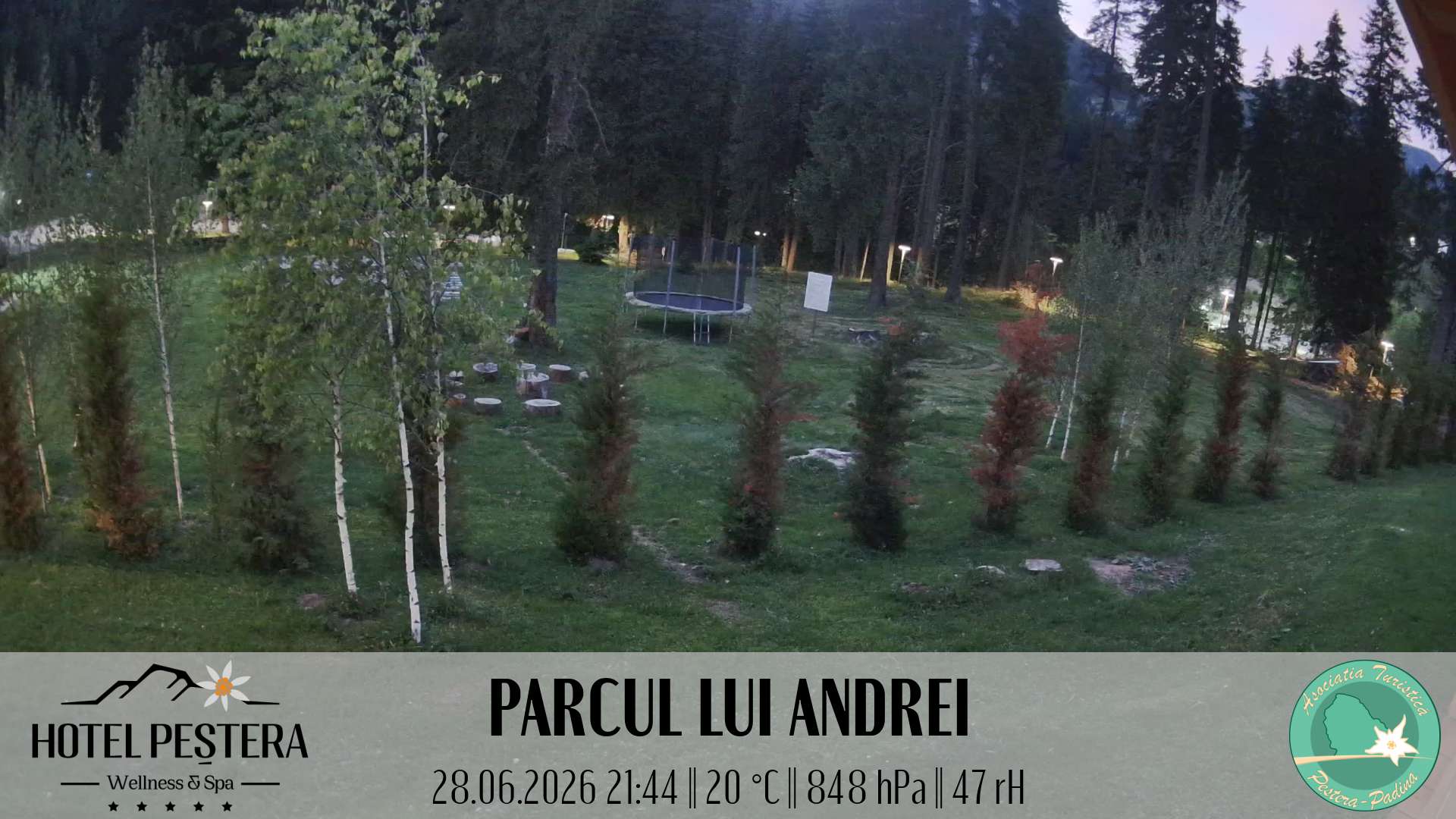 Imagine live Parcul lui Andrei, Hotel Peștera, Munții Bucegi