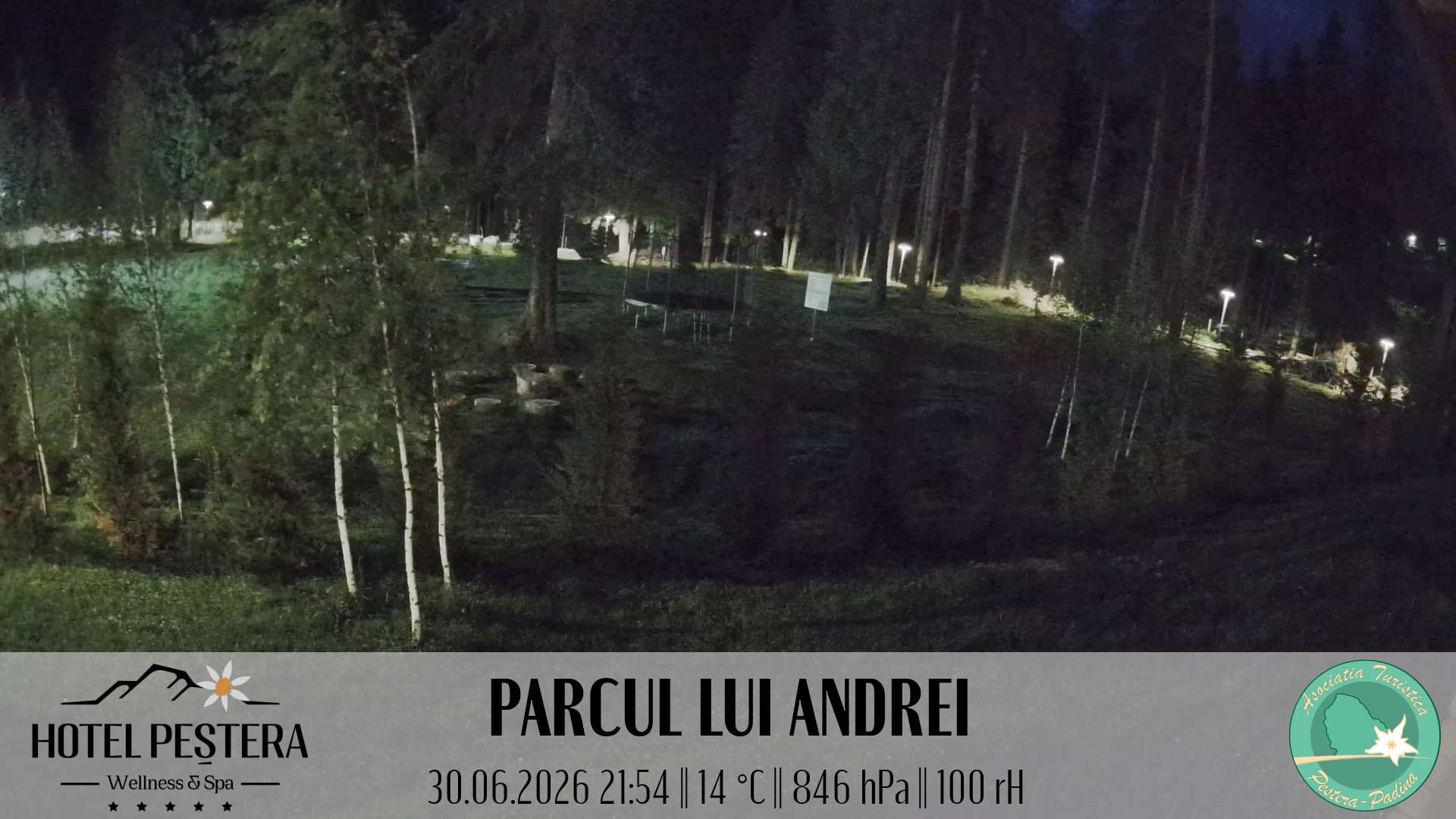 Imagine live Parcul lui Andrei, Hotel Peștera, Munții Bucegi